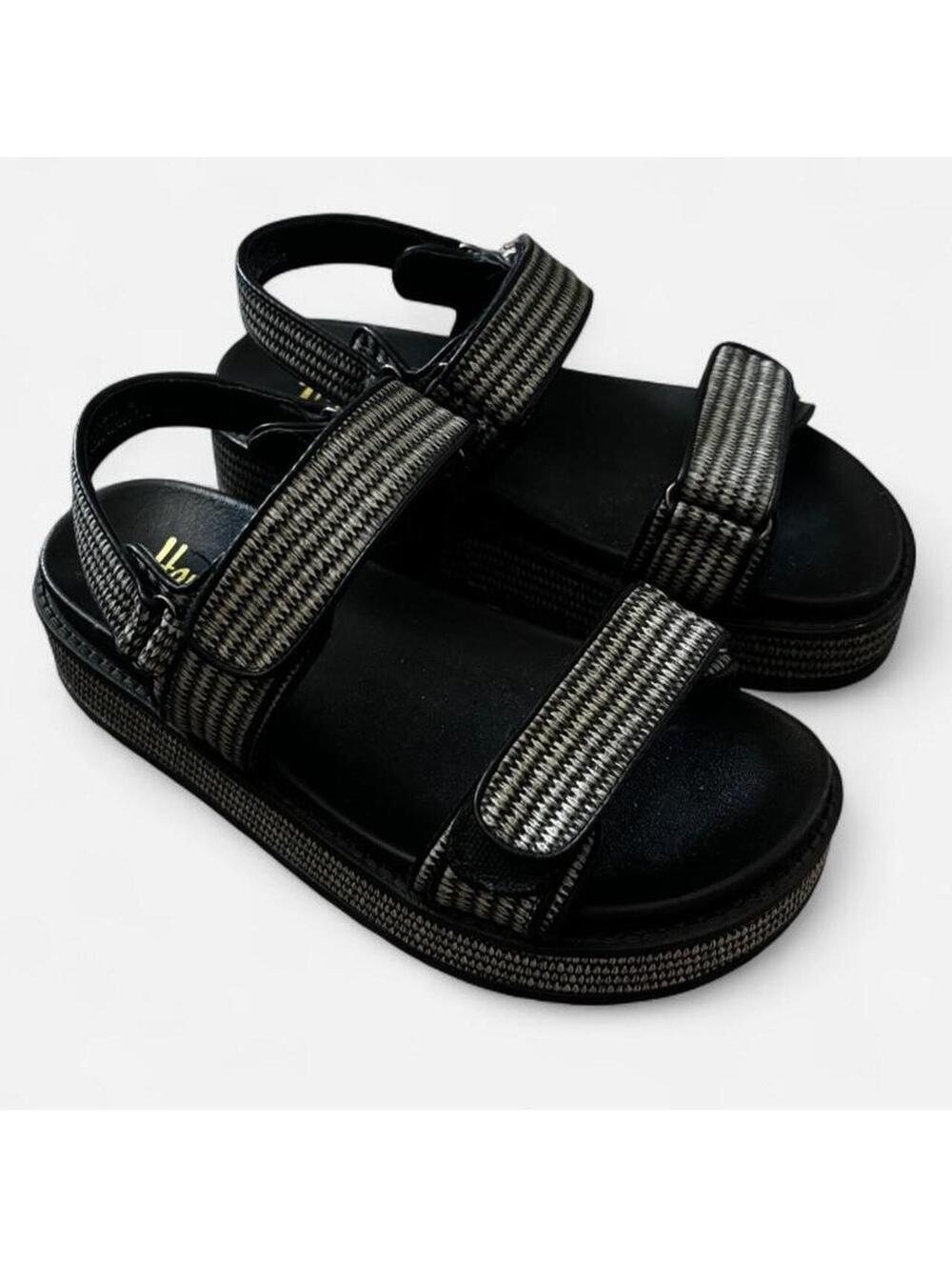 Black Platform Chunky Sandals from Corky’s